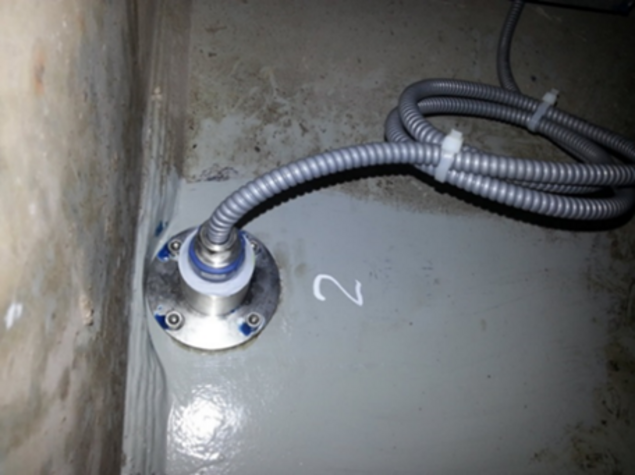 Wasserspaltsensor im Einsatz