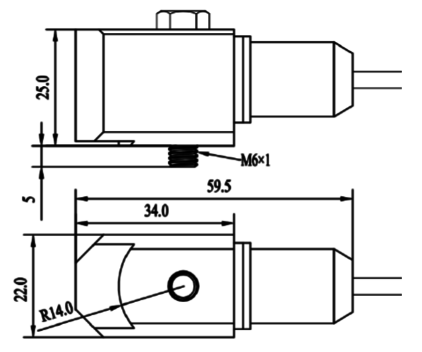 Beschleunigungs-/Tempsensor AV104TC