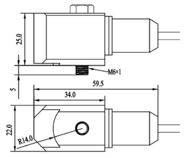Beschleunigungs-/Tempsensor AV104TC