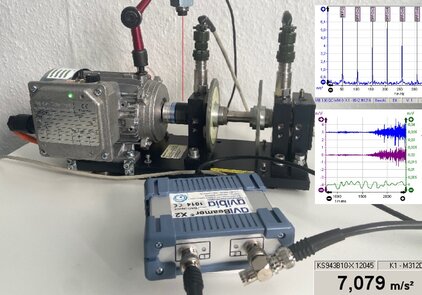 Schwingungsmessung für Prüfstand und Labor