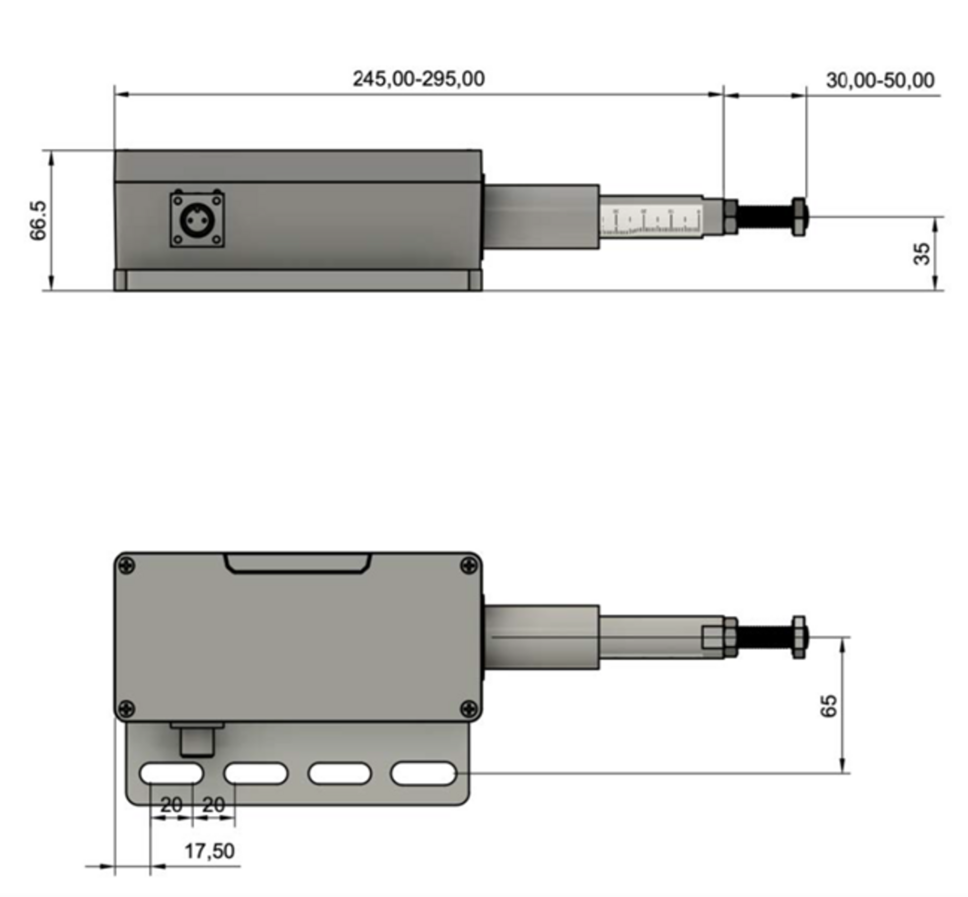 HEP-1000 Abmessungen HEP-1000 Abmessungen
