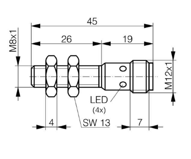 Zeichnung DRS-020 Drehzahltrigger für die Phasenreferenz