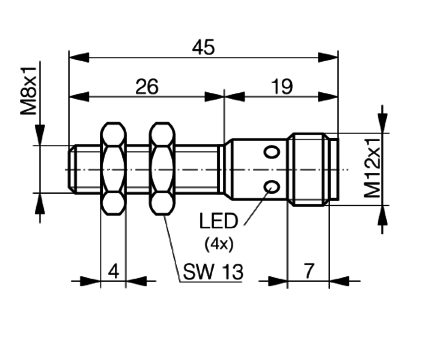 Zeichnung DRS-020 Drehzahltrigger für die Phasenreferenz