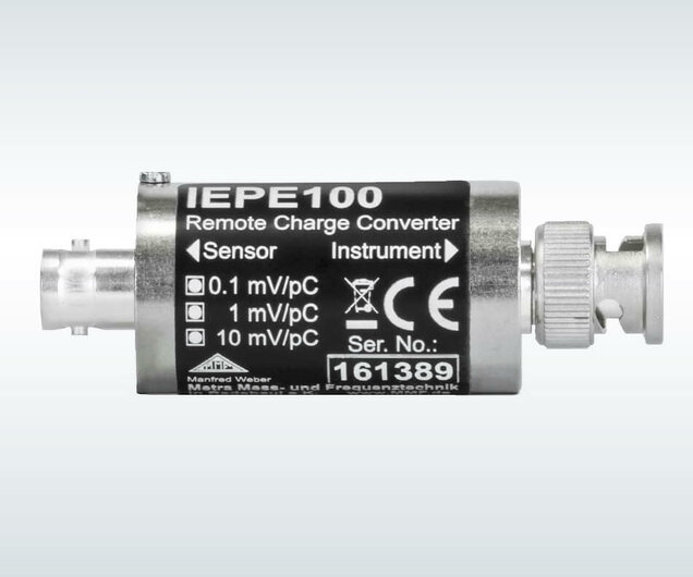 Inline Ladungsverstärker mit IEPE Ausgang