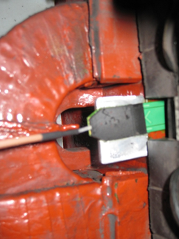 Luftspaltsensor erfasst den Abstand zwischen Rotor und Stator